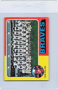 1975 Topps #589 Braves Team Card EX *7577 - Picture 1 of 2