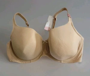 Lane Bryant Cacique 42DDD Womens Bra Cool Bliss Balconette Cafe Mocha Underwire - Picture 1 of 7