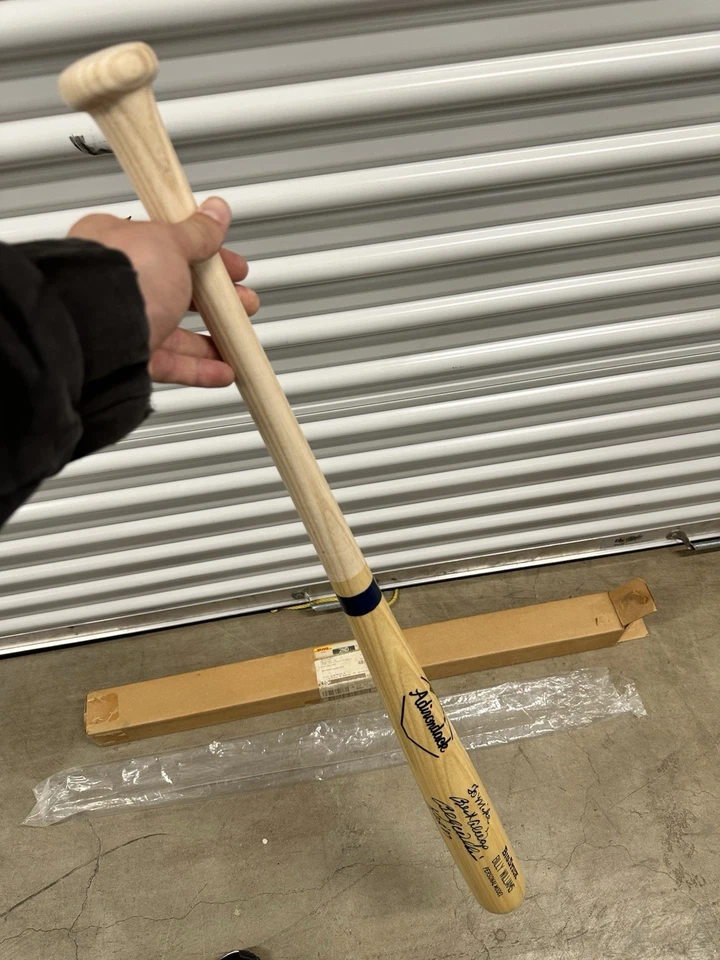Bate de béisbol Rawlings Adirondack Big Stick firmado por Billy Williams - autografiado Foto 1 de 3