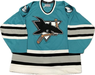 San Jose Sharks Blank CCM Center Ice NHL Hockey Jersey Size 48 - Image 1 of 4