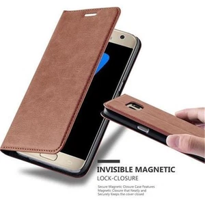 Case for Samsung Galaxy S7 Cover Protection Book Wallet Magnetic Book - Photo 1 sur 47