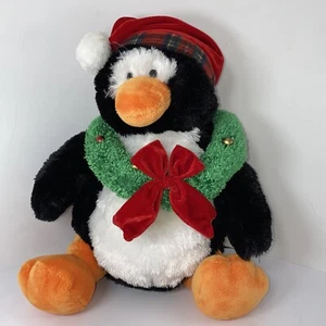 "Pingüino Peluche Gund Navidad Amigos De Colección Años 80 Grande 14"" Relleno 1986 Excelente" - Imagen 1 de 7