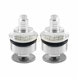 Tapa de horquilla de precarga para Honda CB300F 2003-2017 04 pernos de horquilla hexagonales plateados - Imagen 1 de 5