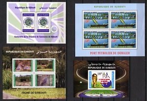 Djibouti - 12 Blocs MNH différents - CV 500€ - 4 pages - Imagen 1 de 4