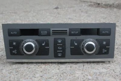 Audi A6 2005-2008 calefacción aire acondicionado control unidad de temperatura 4F1 820 043 J OEM Foto 1 de 4