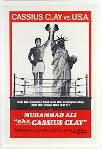 1970 Muhammad Ali a.k.a. Cassius Clay Film Poster Measuring 27" x 41"  - Picture 1 of 4