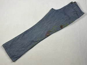 Dana Buchman Denim Medium Wash Boot Cut Jeans Flowers Women's Size 10/30 - Picture 1 of 7