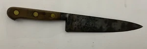 Vintage 8" Blade SABATIER K Carbon Chef Knife & Wood Handle FRANCE - Picture 1 of 9