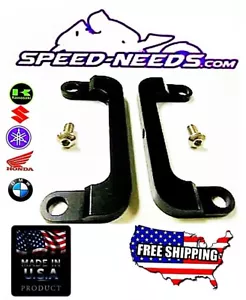 ZX10R ZX14R ZX14 BREMBO M4 MONOBLOC 108mm RADIAL CALIPER LOWERING STRAP BRACKETS - Foto 1 di 6