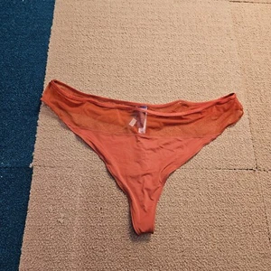 Adore Me Women's Thong Panties Sheer Orange Panty 3X Plus W1a - Picture 1 of 6