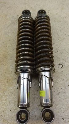 1969 suzuki t250 hustler twin S629~ rear shocks suspension - Image 1 of 4