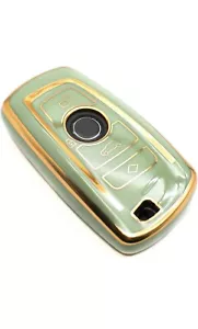 Remote Car Key Fob Case Cover Chain For BMW 1 3 5 4 6 7 Series X3 X4 F10 F30 F20 - Picture 1 of 5