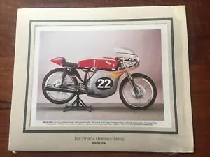 HONDA HERITAGE SERIES MOTORCYCLE POSTERS.12 IN TOTAL - Bild 1 von 12