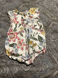 OLD NAVY 18-24 MONTHS FLORAL SHORT SLEEVE ROMPER BUBBLE