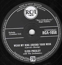 Elvis Presley Rock 78 RPM Vinyl Records
