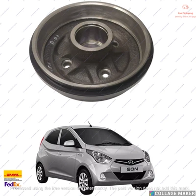 584114N100 鼓制动器后适合现代 Eon 2011 - 2019 年型号 Oem 正品 — 第 1/4 张图片