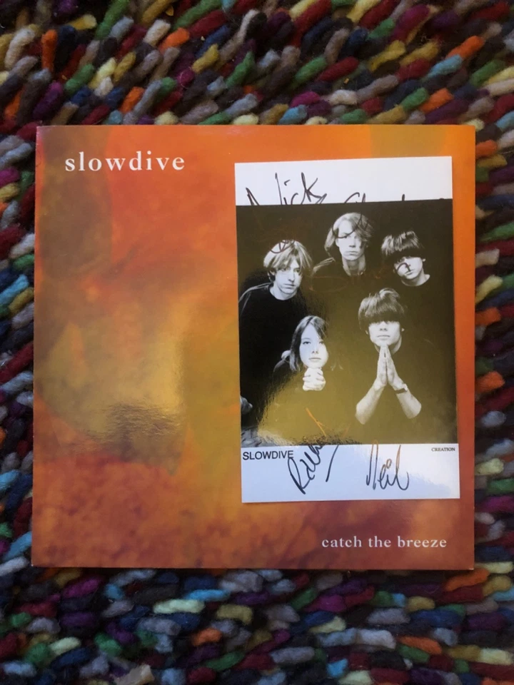 Slowdive Catch the Breeze Numbered 7'' with signed promo photo shoegaze bloody v - Image 1 of 4