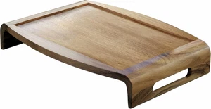 Acacia Reversible Serving Tray, 20.75" X 15.38" X 3.5" - Picture 1 of 12