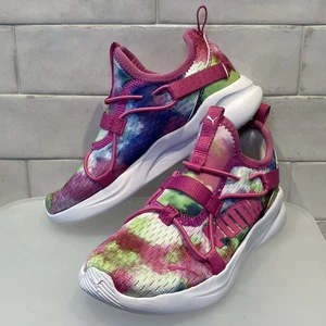 PUMA Girls Softride Rift Slip-On Sneakers Shoes Pink Multi Size 12C - Picture 1 of 7
