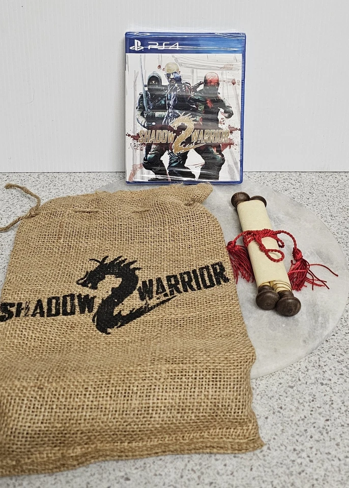 Special Reserve Shadow Warrior 2 PS4 Factory Sealed #19 W/ Scroll And Bag - Image 1 of 4