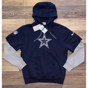 NWT Men's Dallas Cowboys Nike Hoodie - Small -Navy Blue - Picture 1 of 5