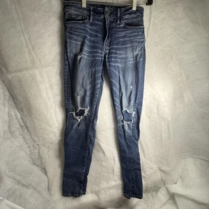 American Eagle Jeans Herren 30x29 Blau Next Level Airflex Slim Distressed Denim - Bild 1 von 10