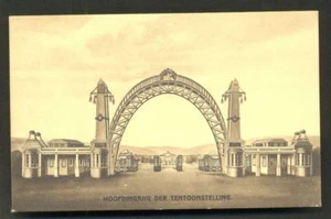 Semarang Colonial Exposition Main Entrance Gate Java Indonesia 1914 - Picture 1 of 1