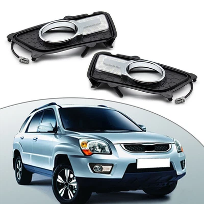 2Pcs LED Daytime Running Lights DRL Fit For Kia Sportage 2009-2010 09 10 New - Изображение 1 из 4