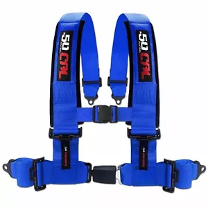 2in Blue Buckle Harness 4 Point Wildcat Arctic Cat XP1000 XP900 Can-Am Maverick - Bild 1 von 7