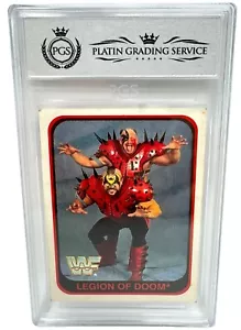 LEGION of DOOM - WWF WWE Merlin Karte 1991 PGS no BGS PSA -INKgrafix Toys A241 - Picture 1 of 7
