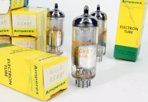 ONE 6AJ8/ECH81 AMPEREX NOS HOLLAND Röhrenventillampe TSF Röhre Ventil - Bild 1 von 2