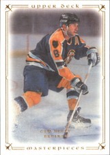 2008-09 UD Masterpieces Boston Bruins Hockey Card #22 Cam Neely