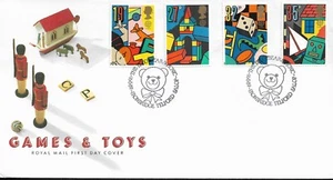 1989 Europa. Games and Toys - The Teddybears' Picnic, Ironbridge Cancellation - Picture 1 of 2