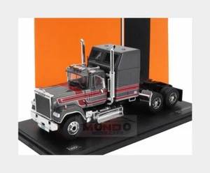 1:43 IXO Mack Magnum Superliner Tractor Truck 3-Assi 1979 Grey Red TR187.22 Mode - Picture 1 of 2