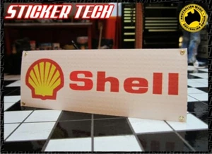 1/10 1/12 1/8 SCALE RC SHELL FUEL GARAGE WORK SHOP MINIATURE BANNER SUIT DIORAMA - Picture 1 of 2