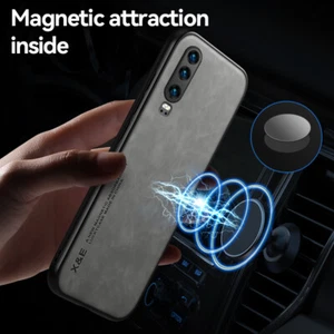 For Huawei Mate 20 Pro X P20 P30 Lite Shockproof Magnetic Leather TPU Case Cover - Picture 1 of 16