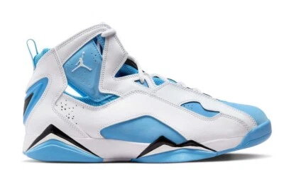 Nike Air Jordan True Flight Branco/Azul Universitário UNC Masculino Retrô Basquete NOVO - Imagem 1 de 4