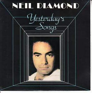 NEIL DIAMOND Yesterday's Songs PICTURE SLEEVE 7" 45 NEW + juke box title strip - Picture 1 of 3