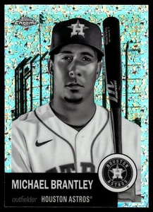 2022 Topps Chrome Platinum Anniversary BLACK & WHITE DIAMOND MICHAEL BRANTLEY - Picture 1 of 2