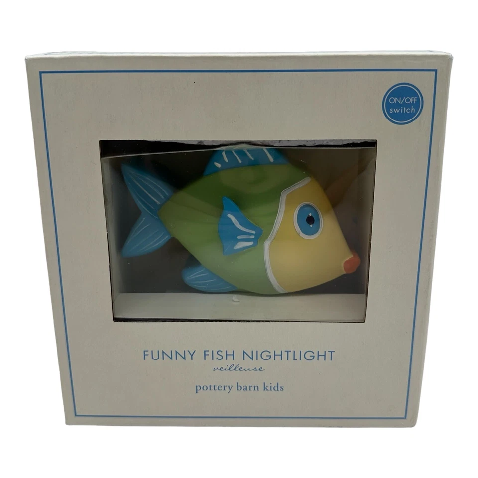 Interruptor de encendido/apagado colorido tropical divertido luz nocturna Pottery Barn Kids nuevo en caja Foto 1 de 2