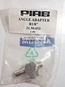 Adaptador de ángulo Piab R1/8" 31.50.053 - Imagen 1 de 2