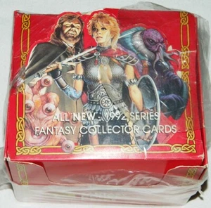 TSR Dungeons & Dragons 1992 Fantasy Art Gaming Cards Part 1 PARTIALLY SEALED Box - Picture 1 of 2