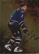 1998-99  Be A Player Autographs Gold #149 Ken Klee