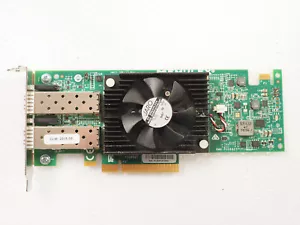 Dell Emulex Dual Port 10gb SFP PCIe P008827 NTF8N Low Profile - Picture 1 of 6