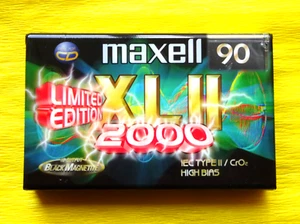 1x MAXELL XL II 90 "Limited Edition 2000" Cassette Tape 2000 + OVP + SEALED + - Picture 1 of 2