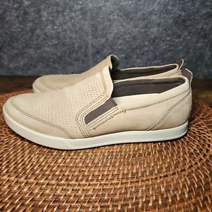 Men's Ecco Colin 2.0 Nubuck Slip On Casual Shoes Sz 10.5 - Picture 1 of 9