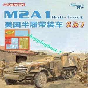 DRAGON 1/35 6329UP M2A1 Half-Track 2in1 Upgrade Model Kit - Zdjęcie 1 z 3