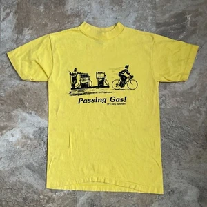 CAMISETA GRÁFICA MANGA CORTA FUNNY SAY VINTAGE AÑOS 70 PARA HOMBRE PEQUEÑA GAS DE PASO CICLISMO - Imagen 1 de 10