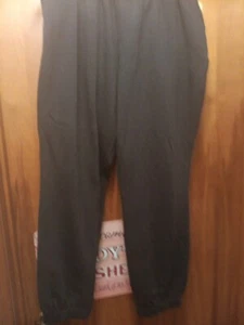 All in Motion Women's Plus Size 2X Flex Woven Mid Rise Cargo Jogger Pants Black - Picture 1 of 3