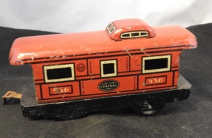 Vintage Marx Tin Litho Train Car, NY Central Lines #556, caboose - Picture 1 of 7